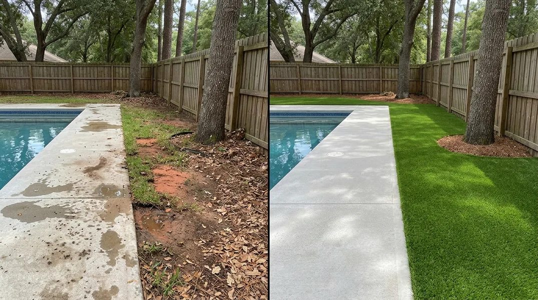 Result artificial grass installation in Tallahassee - Tallahassee Artificial Grass Installation